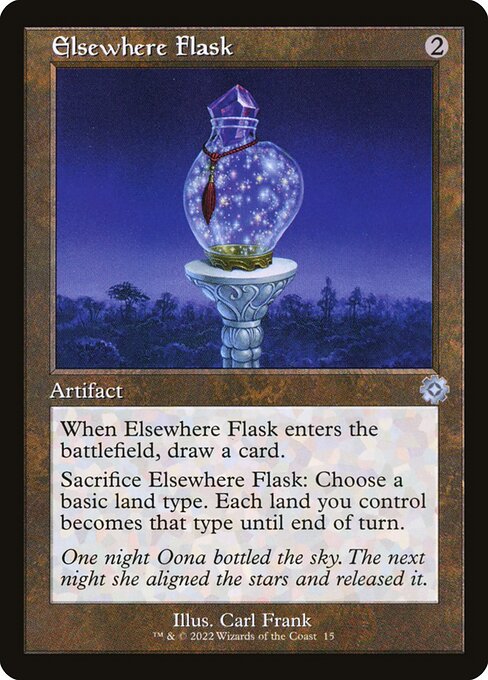 Elsewhere Flask – The Brothers' War Retro Artifacts (BRR-15) Magic: The Gathering card | LC-REM-20260804-15151165800780-c0a482d1-3ed3-4782-90b4-69474862ec0c