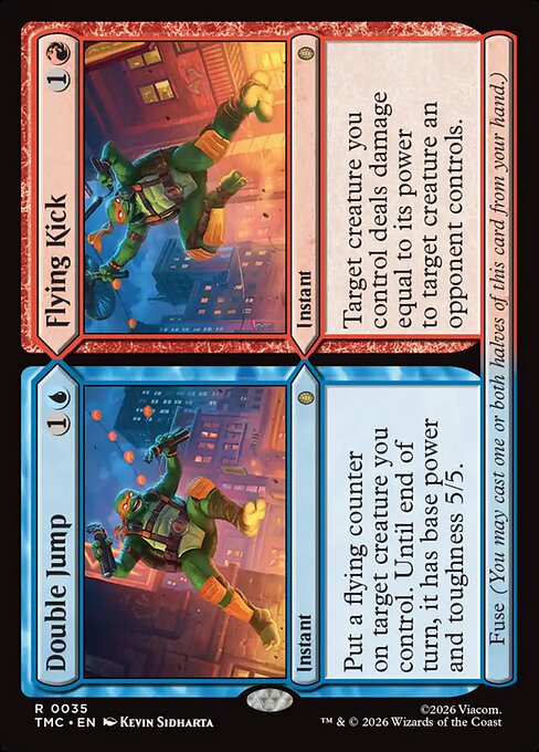 Double Jump // Flying Kick – Teenage Mutant Ninja Turtles Eternal (TMC-35) Magic: The Gathering card | LC-REM-20260804-15632300867916-c0b94a92-48d5-4d08-a8fa-6f3a992db941