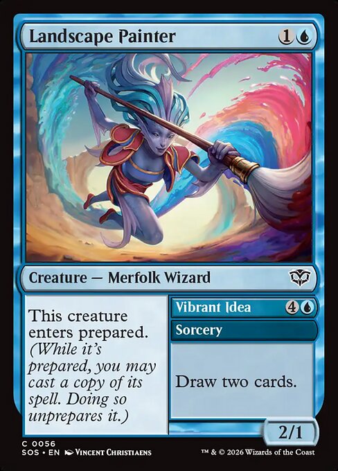 Landscape Painter // Vibrant Idea – Secrets of Strixhaven (SOS-56) Magic: The Gathering card | LC-REM-20260804-15765060321612-c0bd30c4-3cdf-4eda-8be5-0fb5e5ddddbf