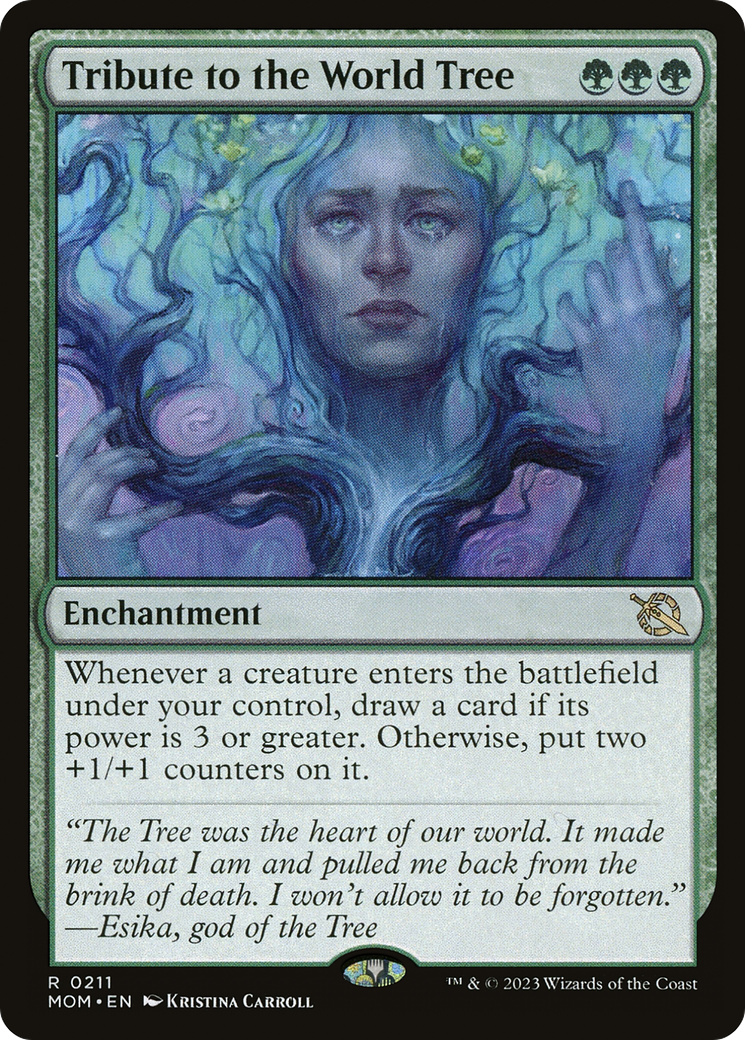 Tribute to the World Tree – March of the Machine 211 – Magic: The Gathering single card Hauptbild