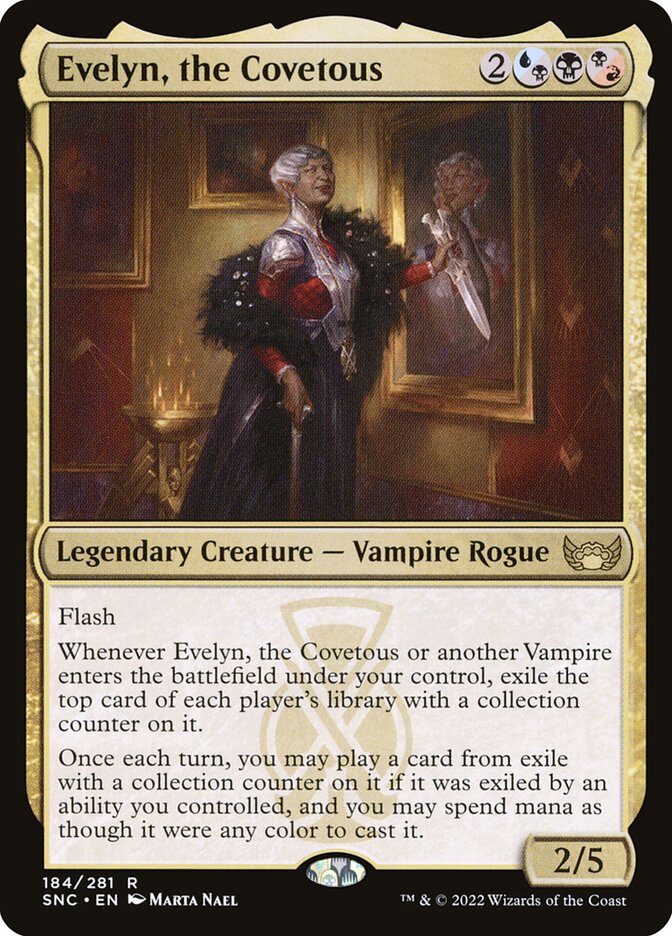 Evelyn, the Covetous - Streets of New Capenna (Rare) [SNC-184] Imagen principal del producto