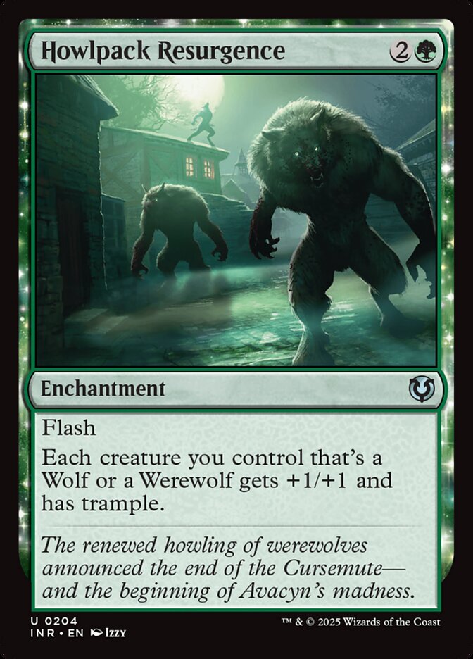 Magic-kaart Howlpack Resurgence INR-204 uit Innistrad Remastered (Uncommon)