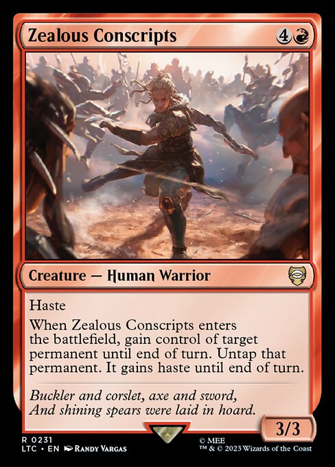 Zealous Conscripts – Tales of Middle-earth Commander (LTC-231) Magic: The Gathering card | LC-REM-20260804-15151727640908-c1205f74-ffe3-401f-96ef-96f855b9ae67