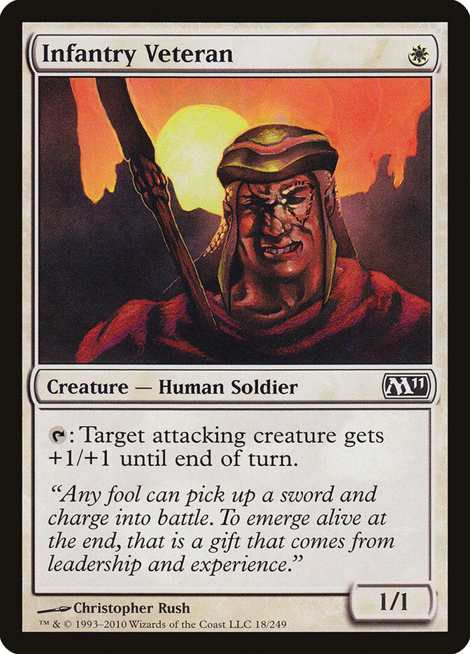 Infantry Veteran - Magic 2011 (Common) [M11-18] Imagen principal del producto