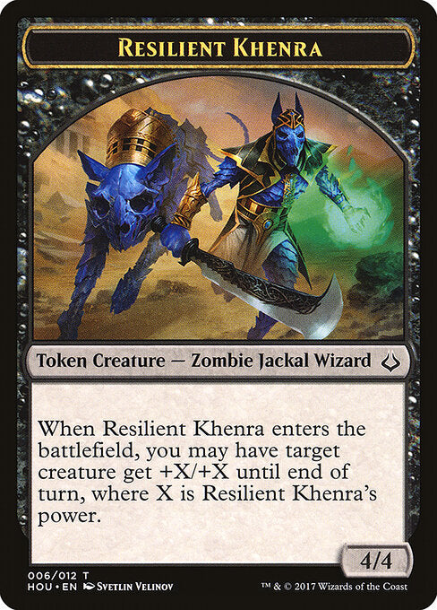 Resilient Khenra – Hour of Devastation Tokens (THOU-6) Magic: The Gathering card | LC-REM-20260804-15151489188172-c1326c5d-b5a5-4942-b15d-37830ac62c7d