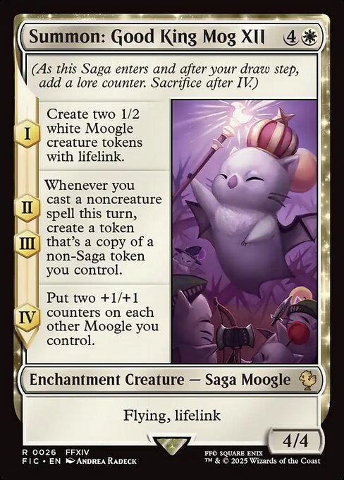 Summon: Good King Mog XII – Final Fantasy Commander (FIC-26) Magic: The Gathering card | LC-REM-20260804-15339674337612-c14098d6-28ae-492f-8ffc-7d115d83ce6a