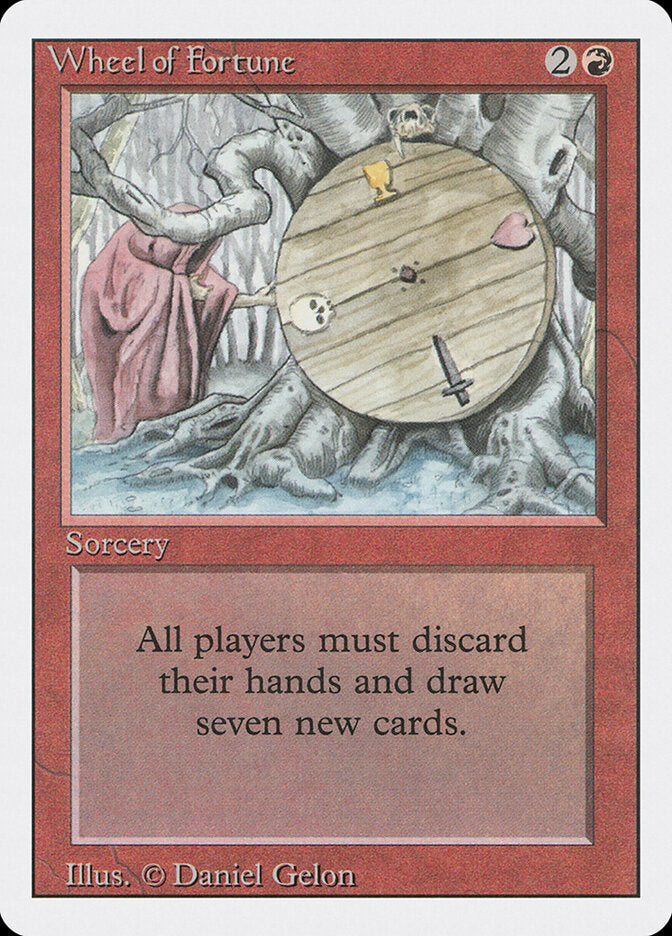 Magic-kaart Wheel of Fortune 3ED-185 uit Revised Edition (Rare)