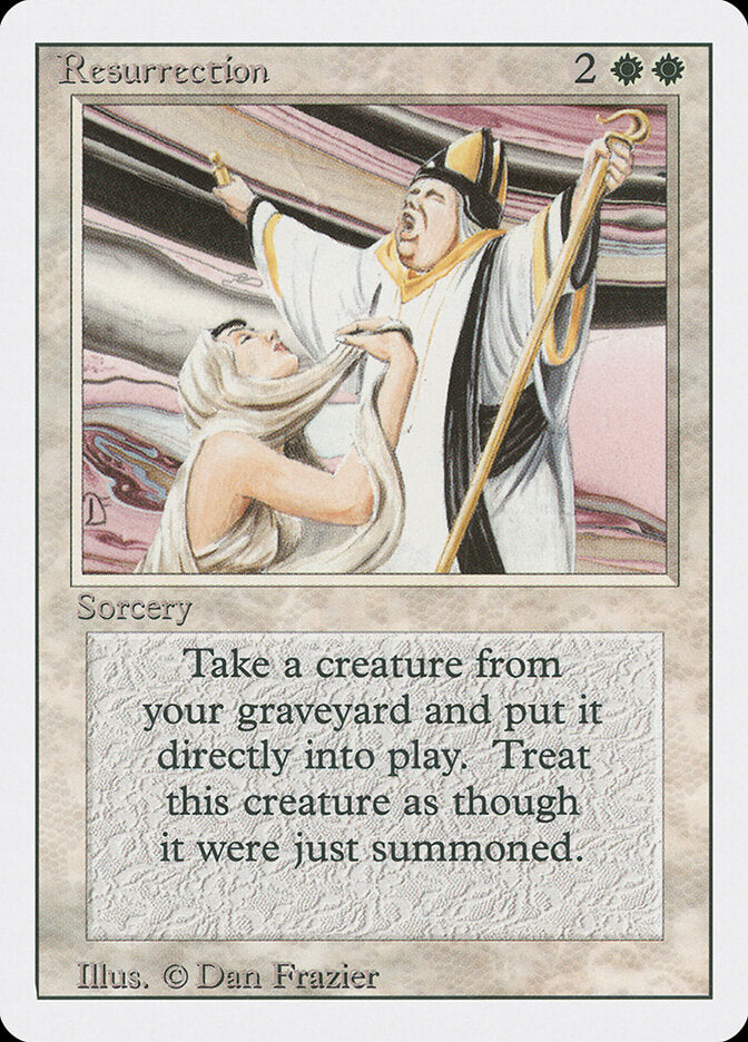 Magic-kaart Resurrection 3ED-34 uit Revised Edition (Uncommon) Imagen principal del producto