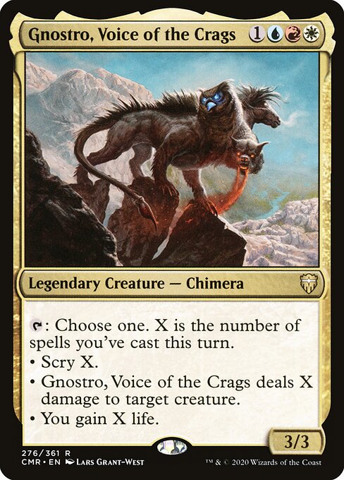 Gnostro, Voice of the Crags – Commander Legends (CMR-276) Magic: The Gathering card