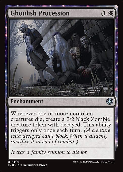 Ghoulish Procession – Innistrad Remastered (INR-110) Magic: The Gathering card Imagen principal del producto