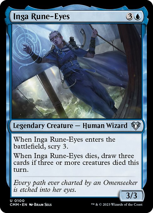 Inga Rune-Eyes – Commander Masters (CMM-100) Magic: The Gathering card Main image