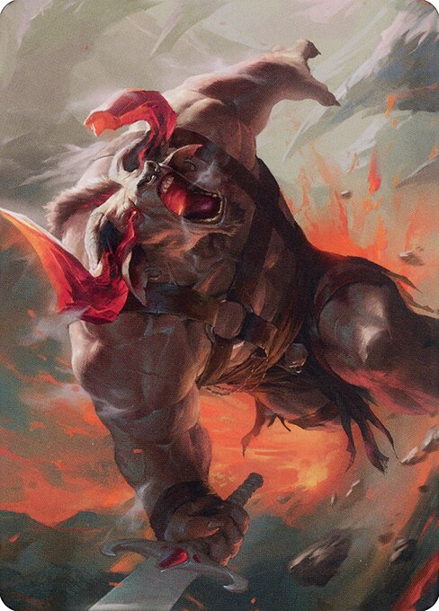 Furious Bellow // Furious Bellow – Dominaria United Art Series (ADMU-31) Magic: The Gathering card | LC-REM-20260804-15151685763404-c1a2ca26-5dfd-4f25-88aa-5de5b4ada622