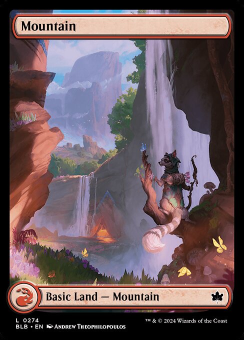 Mountain – Bloomburrow (BLB-274) Magic: The Gathering card