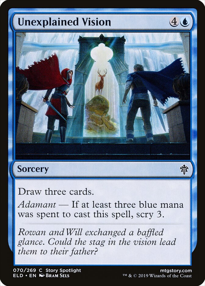 Unexplained Vision - Throne of Eldraine (Common) [ELD-70] Hoofdafbeelding
