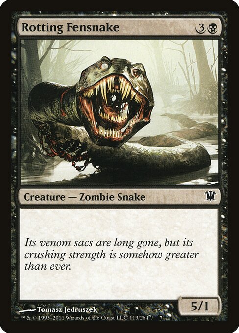 Rotting Fensnake – Innistrad (ISD-113) Magic: The Gathering card