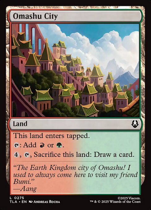Omashu City – Magic: The Gathering | Avatar: The Last Airbender (TLA-275) Magic: The Gathering card