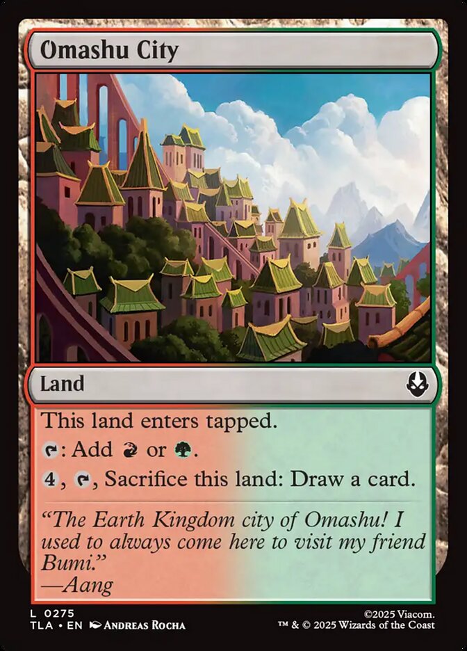 Magic-kaart Omashu City TLA-275 uit Avatar: The Last Airbender (Common) Hauptbild