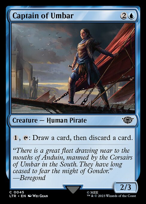 Captain of Umbar – The Lord of the Rings: Tales of Middle-earth (LTR-45) Magic: The Gathering card | LC-REM-20260804-15150807286092-c222577d-a3c7-41d9-b11b-62065bdb98ef