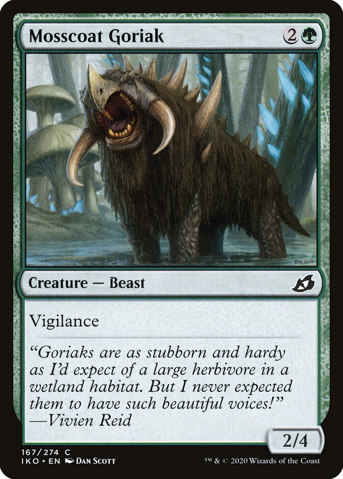 Mosscoat Goriak - Ikoria: Lair of Behemoths (Common) [IKO-167] Imagen principal del producto