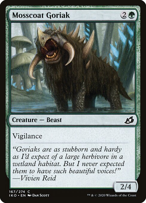 Mosscoat Goriak – Ikoria: Lair of Behemoths (IKO-167) Magic: The Gathering card