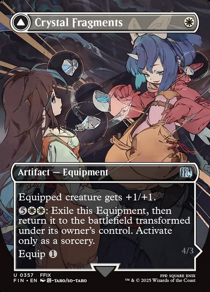 Magic-kaart Crystal Fragments // Summon: Alexander FIN-357 uit Final Fantasy (Uncommon)