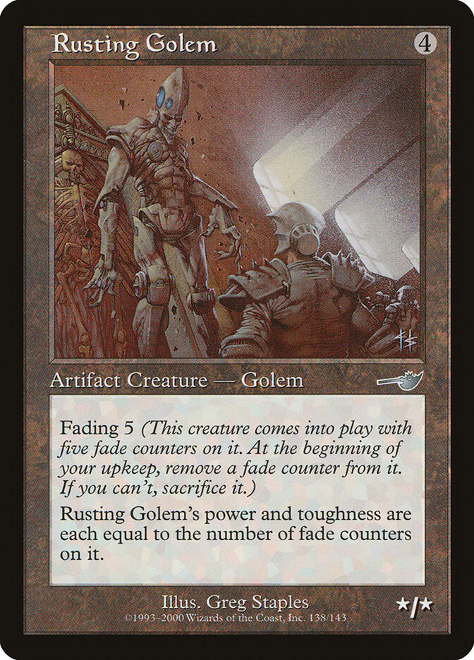 Rusting Golem - Nemesis (Uncommon) [NEM-138]