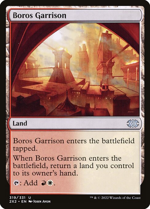 Boros Garrison – Double Masters 2022 (2X2-319) Magic: The Gathering card