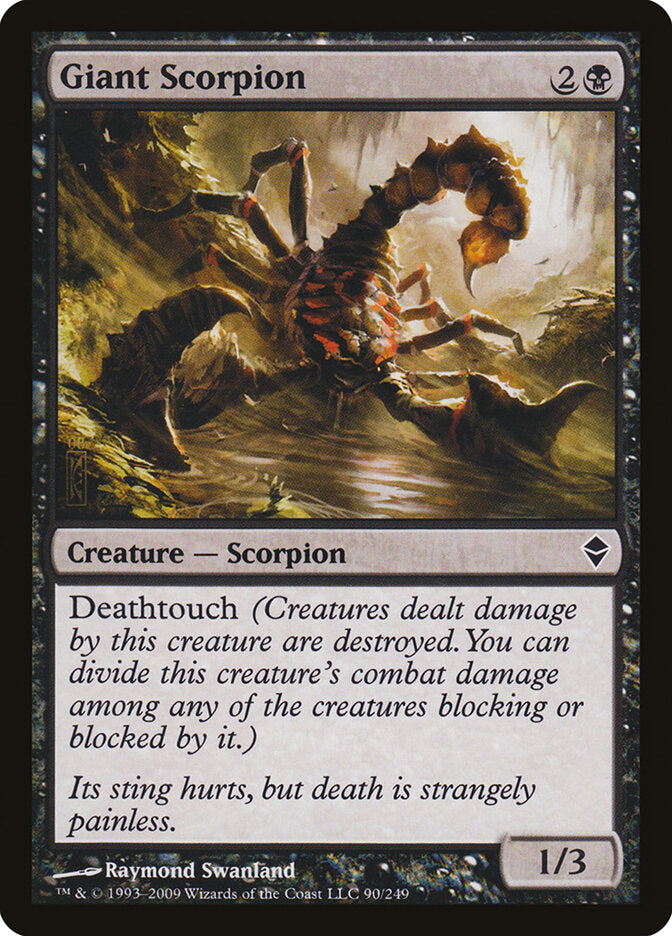 Giant Scorpion - Zendikar (Common) [ZEN-90]
