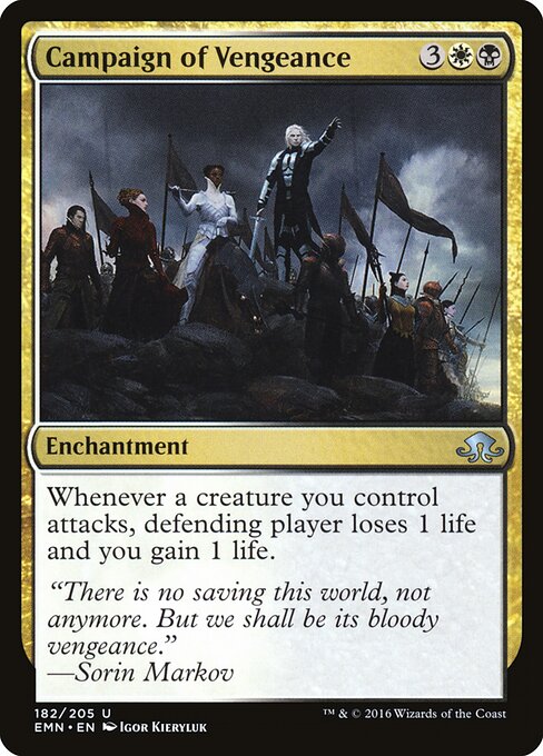 Campaign of Vengeance – Eldritch Moon (EMN-182) Magic: The Gathering card