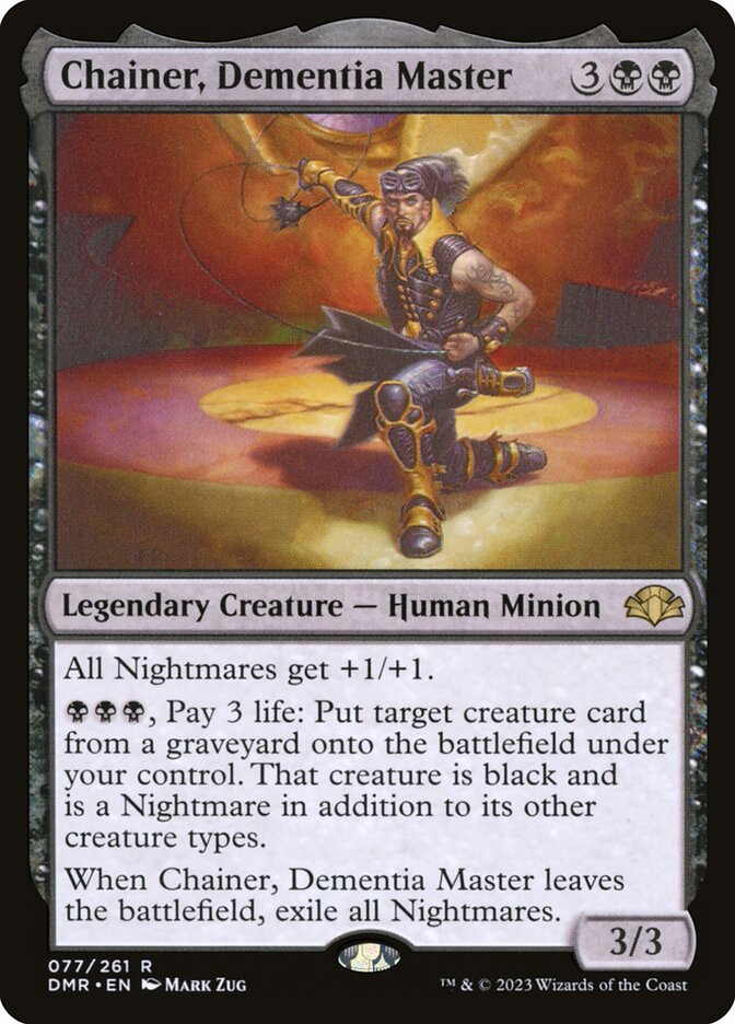 Chainer, Dementia Master - Dominaria Remastered (Rare) [DMR-77]