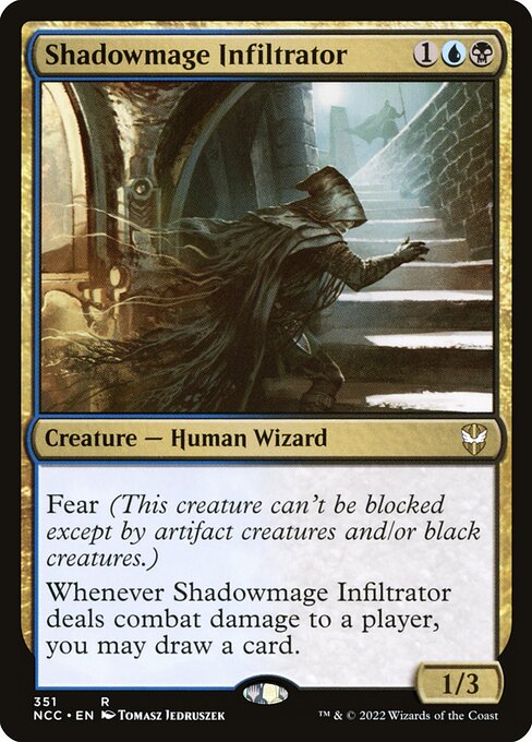 Shadowmage Infiltrator – Commander: Streets of New Capenna (NCC-351) Magic: The Gathering card