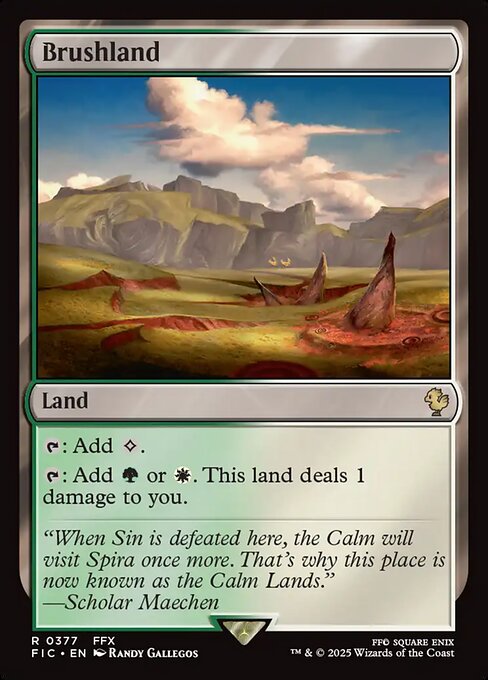 Brushland – Final Fantasy Commander (FIC-377) Magic: The Gathering card | LC-REM-20260804-15339531141452-c2bc3f62-1e3a-4ec3-a83b-f6547d7c7b0d
