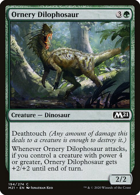 Ornery Dilophosaur – Core 2021 (M21-194) Magic: The Gathering card