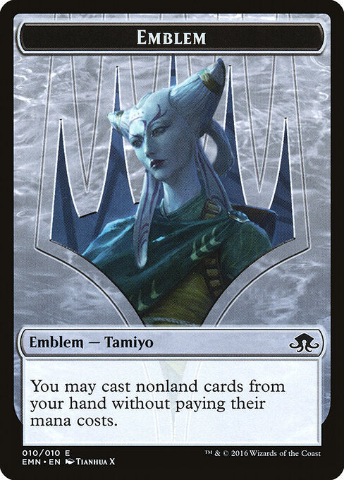 Tamiyo, Field Researcher Emblem – Eldritch Moon Tokens (TEMN-10) Magic: The Gathering card | LC-REM-20260804-15151798518092-c2c6e29e-261a-4953-bdbe-cce8790eb5a8