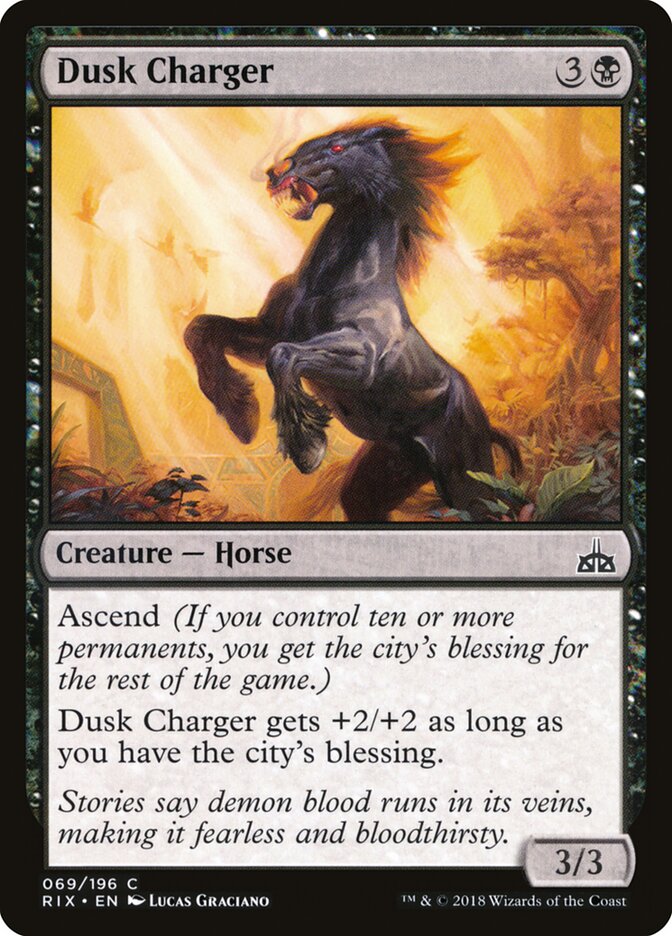 Dusk Charger - Rivals of Ixalan (Common) [RIX-69]