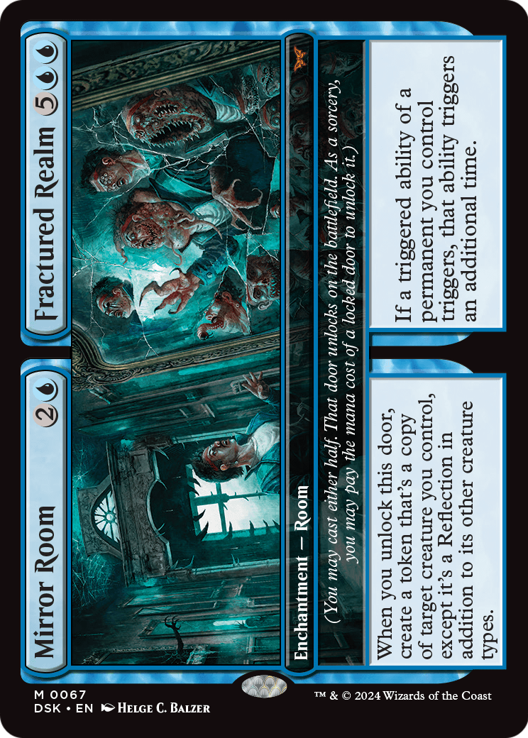 Mirror Room // Fractured Realm – Duskmourn: House of Horror 67 – Magic: The Gathering single card Hoofdafbeelding