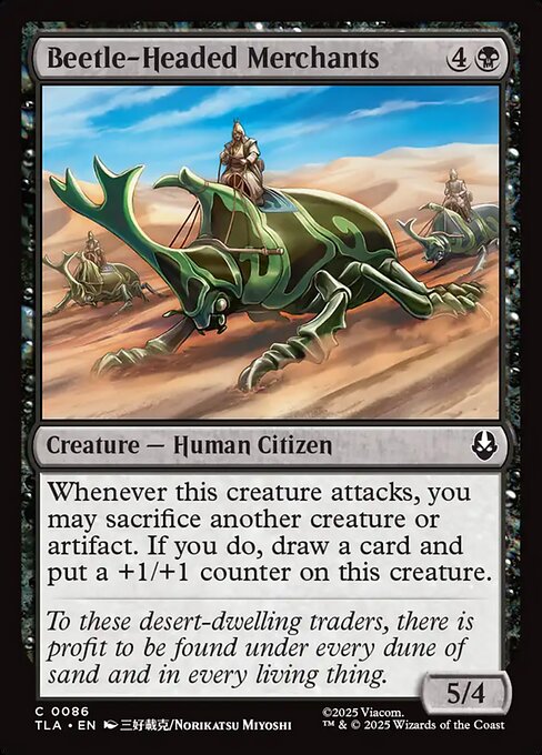 Beetle-Headed Merchants – Magic: The Gathering | Avatar: The Last Airbender (TLA-86) Magic: The Gathering card