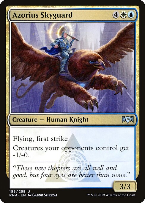 Azorius Skyguard – Ravnica Allegiance (RNA-155) Magic: The Gathering card Main image