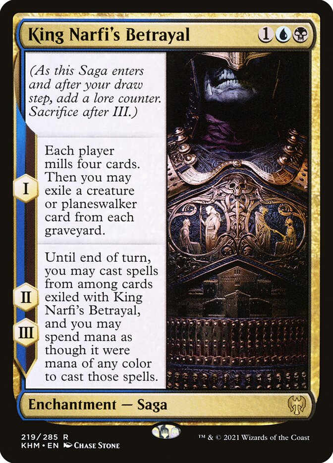 King Narfi's Betrayal - Kaldheim (Rare) [KHM-219]