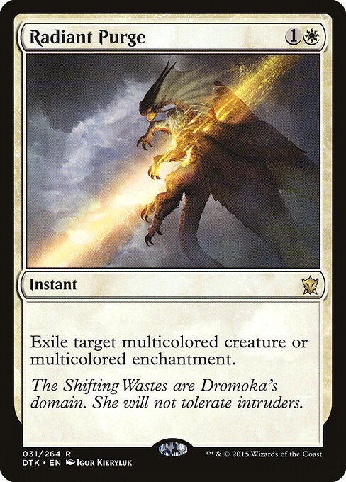 Radiant Purge – Dragons of Tarkir (DTK-31) Magic: The Gathering card