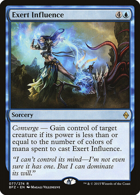 Exert Influence – Battle for Zendikar (BFZ-77) Magic: The Gathering card