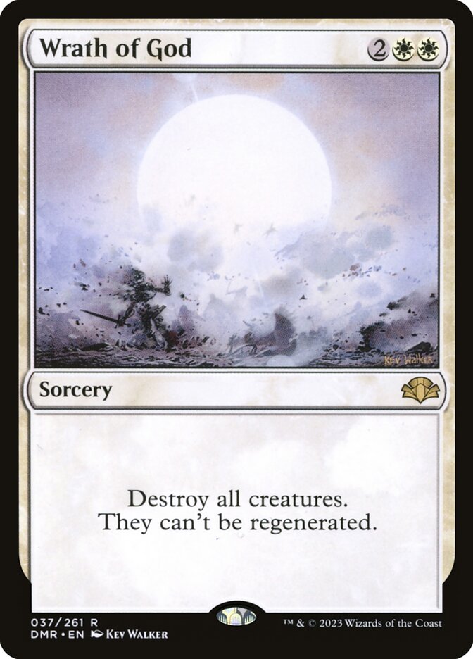 Magic-kaart Wrath of God DMR-37 uit Dominaria Remastered (Rare)