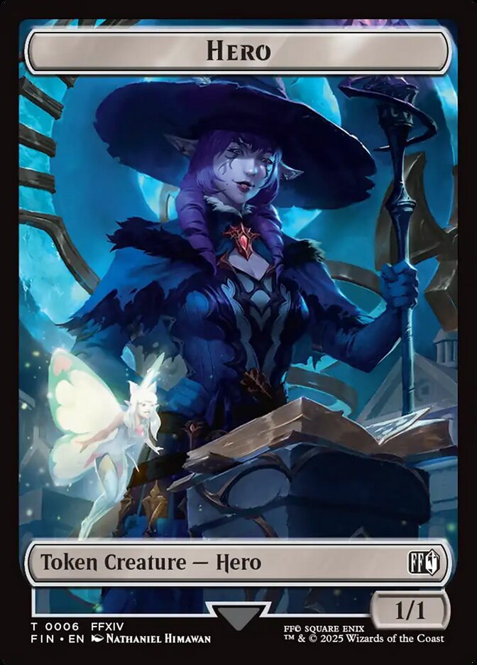 Magic-kaart Hero Token // Treasure Token TFIN-T 6/23 uit Magic: The Gathering - FINAL FANTASY: Tokens (Token)