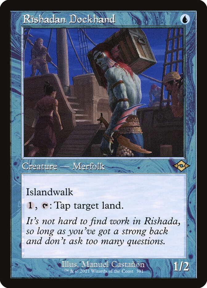 Magic-kaart Rishadan Dockhand MH2-391 uit Modern Horizons 2 (Rare)