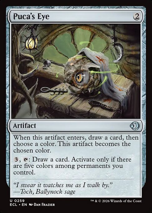 Puca's Eye – Lorwyn Eclipsed (ECL-259) Magic: The Gathering card