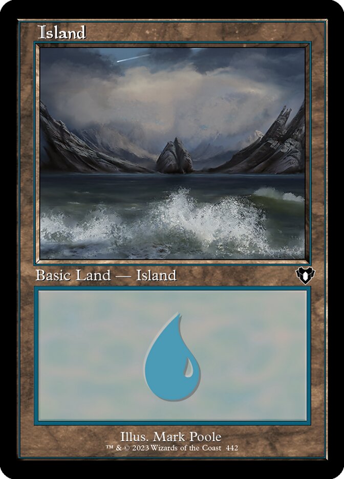 Magic-kaart Island CMM-442 uit Commander Masters (Land)