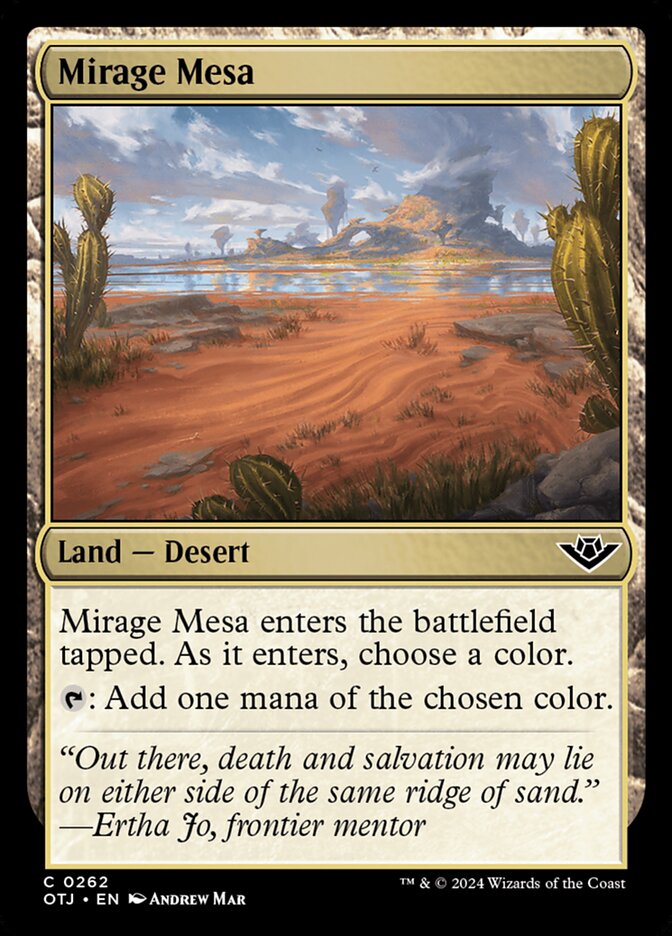 Mirage Mesa - Outlaws of Thunder Junction (Common) [OTJ-262]