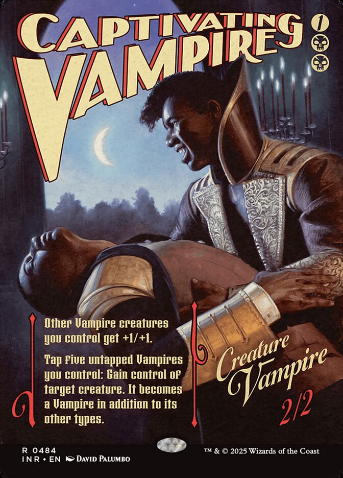 Magic-kaart Captivating Vampire XINR-484 uit Innistrad Remastered: Extras (Rare) Hoofdafbeelding