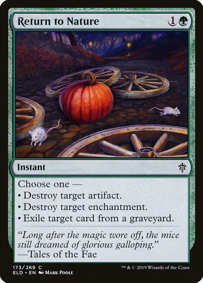 Return to Nature - Throne of Eldraine (Common) [ELD-173] Image principale du produit