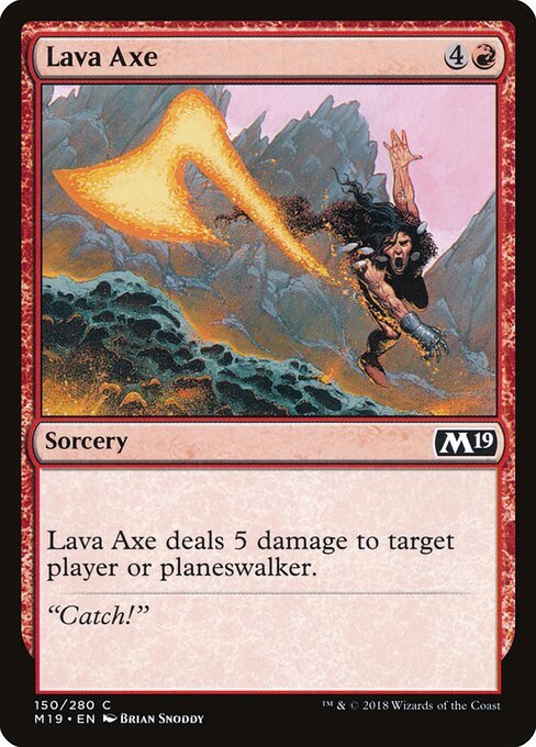 Lava Axe – Core Set 2019 (M19-150) Magic: The Gathering card | LC-REM-20260804-15150885503308-c3dab325-8f4f-4288-9f3f-960e52b4335b
